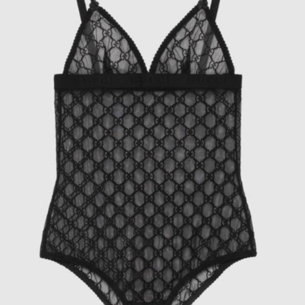 Sexy black body suit GG NWOT